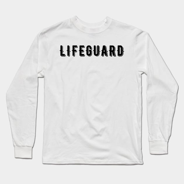 Lifeguard Long Sleeve T-Shirt by Haministic Harmony